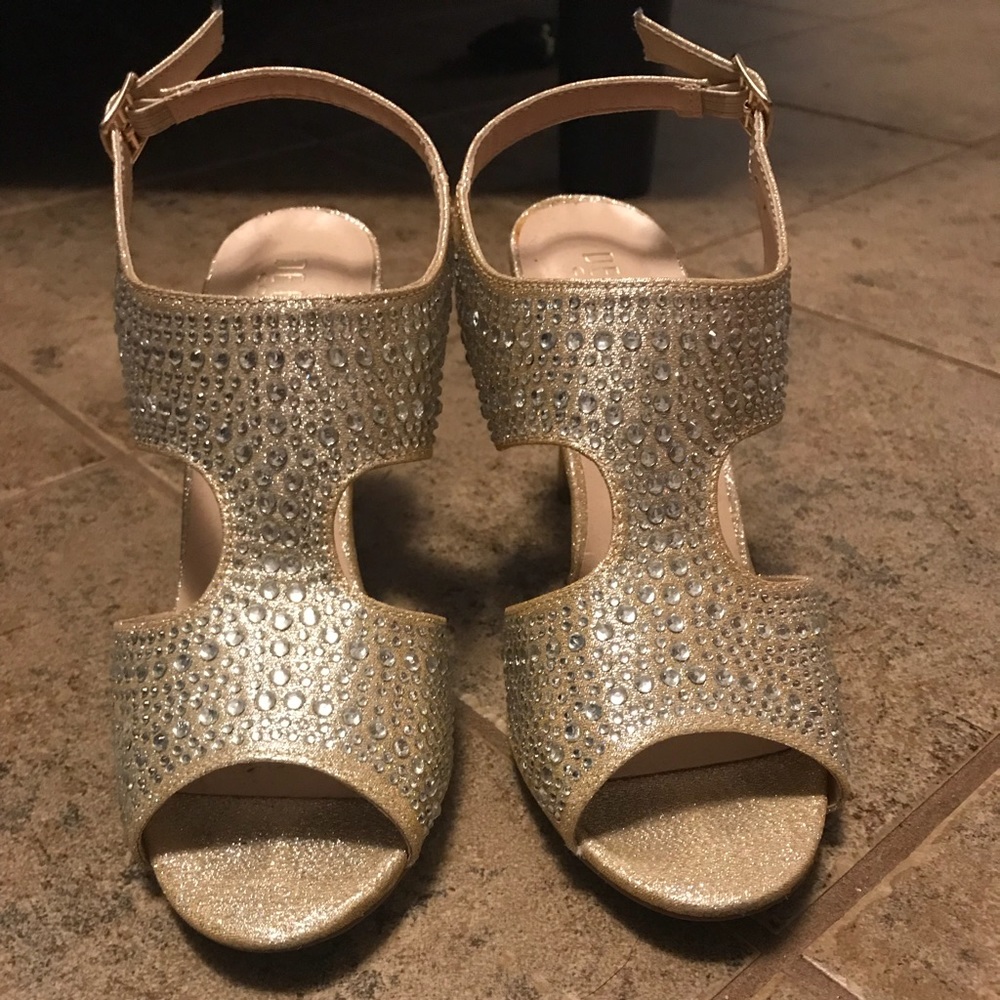 Rose Gold De Blossom Collection Sparkling Heels